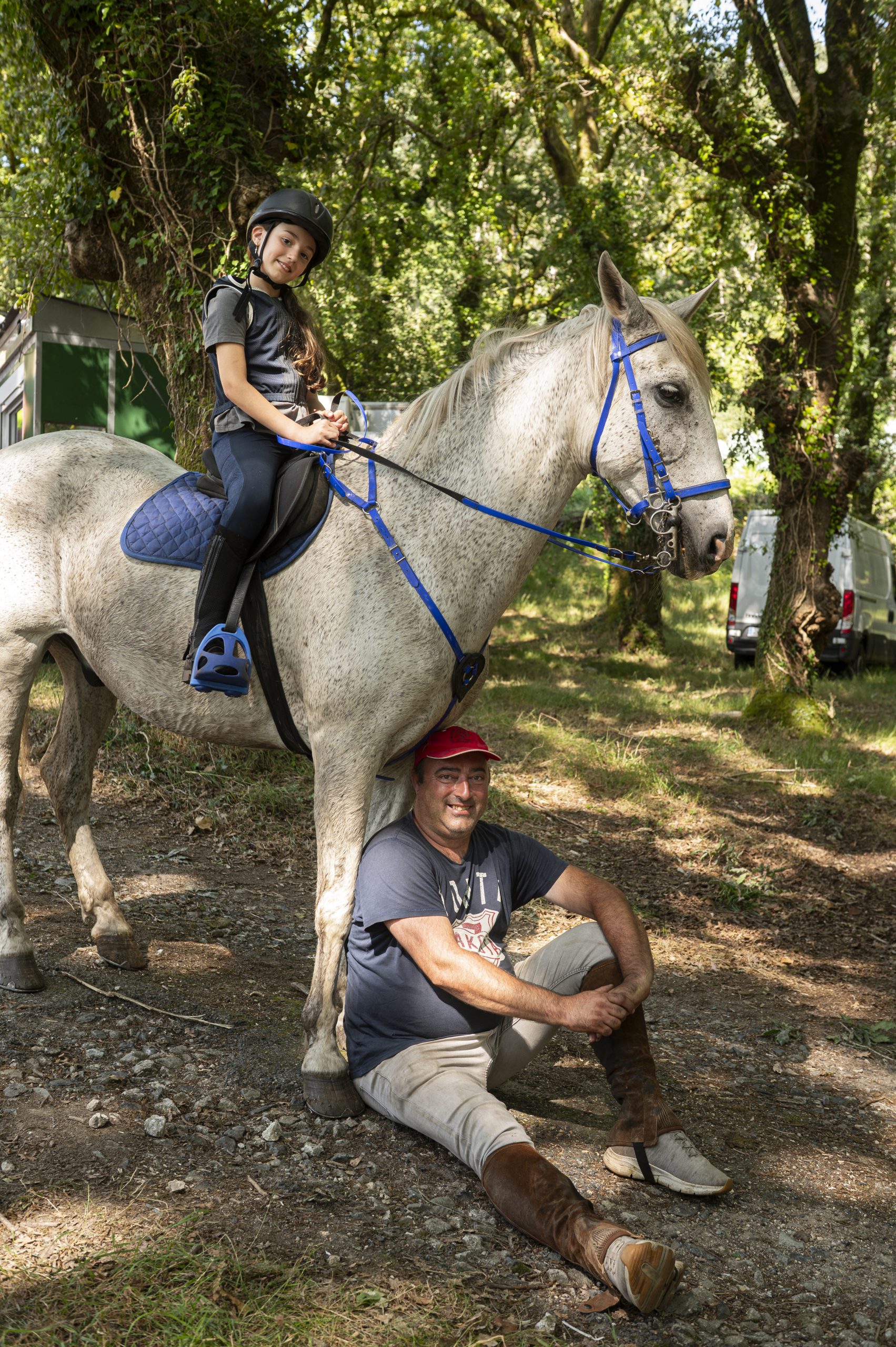 Descansando na carballeira