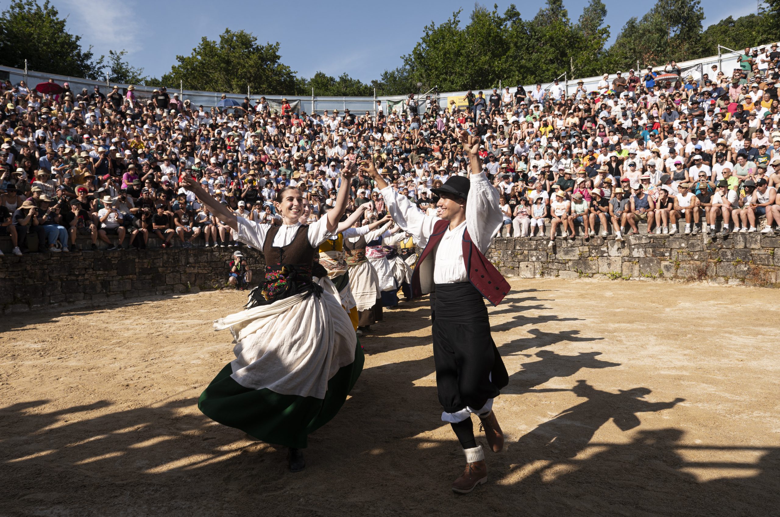 Danza tradicional no Curro Novo