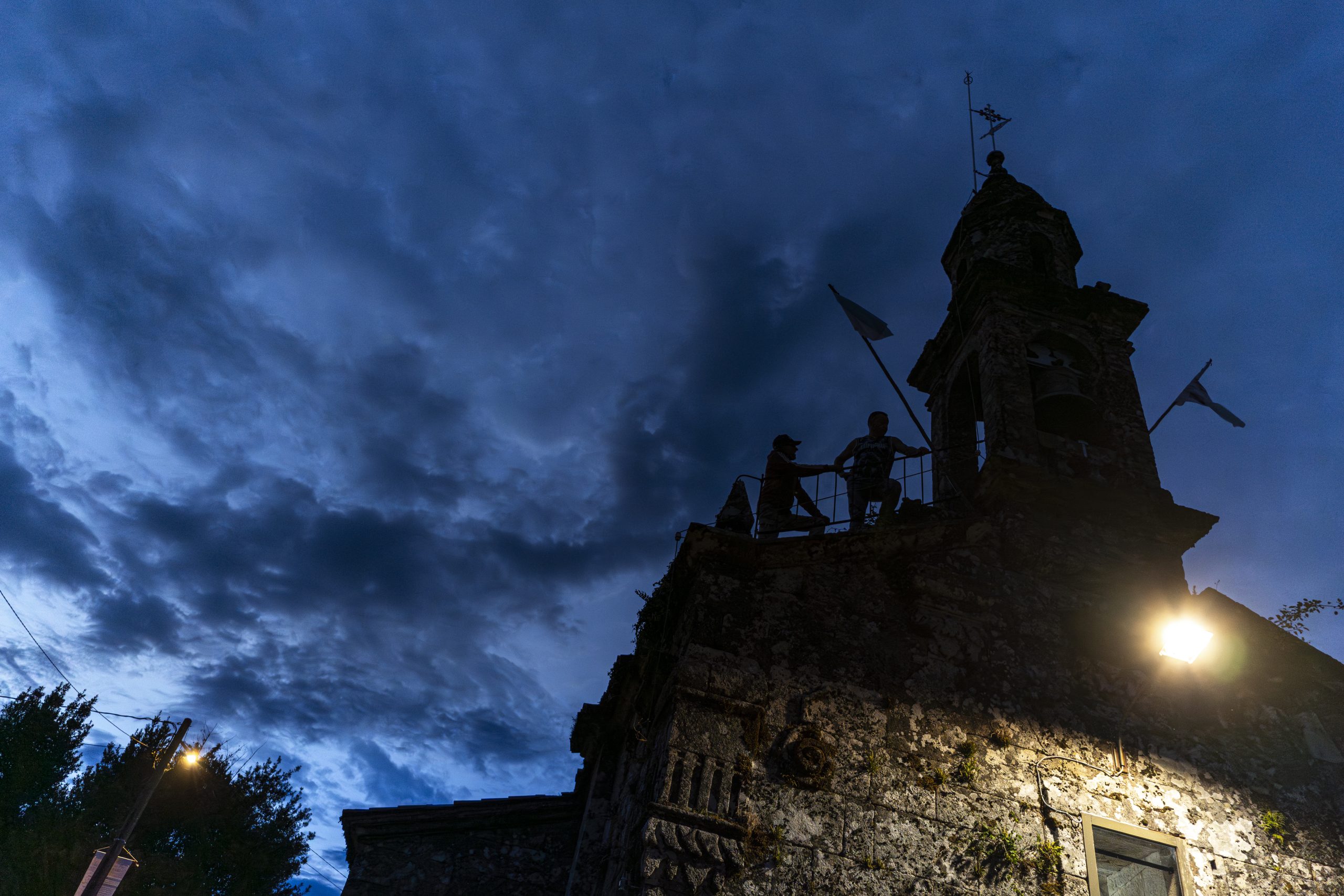 Amencer na Igrexa de San Lourenzo